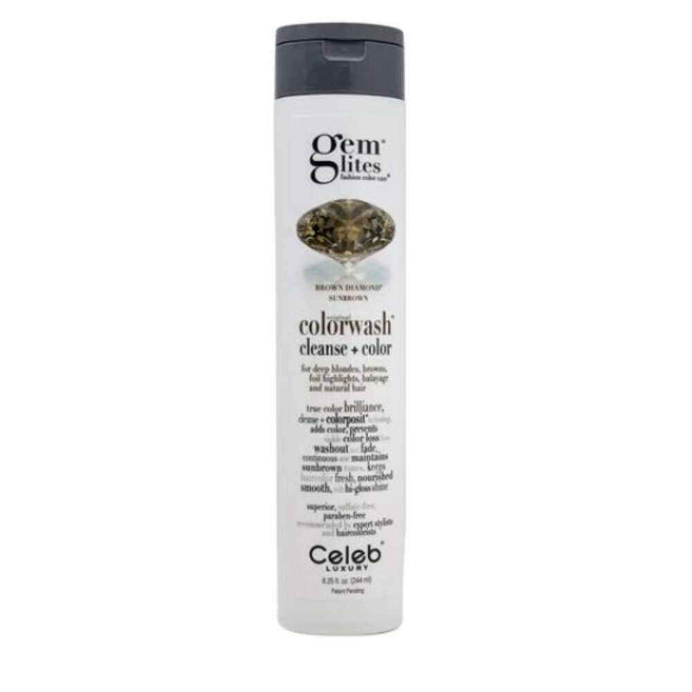 Celeb Luxury Gem Lites Colorwash Cleanse + Color in Diamond Brown/Sunbrown